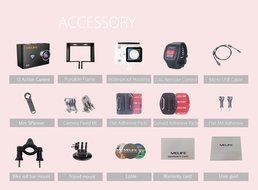 MELIFE I3 Action Camera, 2K WIFI Sports Action Cam IP68 30M Waterproof Helmet Camera with Built-in 2&quot; LCD Screen... N7