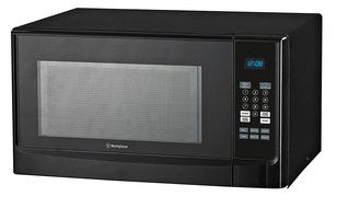 Westinghouse WCM16100B 1000 Watt Counter Top Microwave Oven, 1.6 Cubic Feet, Black Cabinet N6