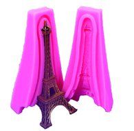 Aikoi Silicone Eiffel Tower 3D Fondant Cake Molds for Cake Decorating Fondant Soap Mold N3