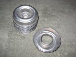 12 Vintage Miniature Tin Individual Jell-o ~ Soap Mold - Bundt Cake Baking Pans
