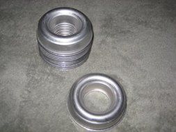 12 Vintage Miniature Tin Individual Jell-o ~ Soap Mold - Bundt Cake Baking Pans N2