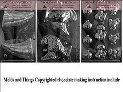 Turkey chocolate candy mold, Thanksgiving Assortment Chocolate Mold Mold and Hollow cornucopia chocolate candy... N2