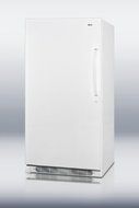 Summit R17FFLHD: Large capacity all-refrigerator with frost-free operation and fan-forced cooling; left hand door...