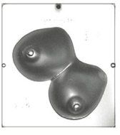 Large Set of Female Breasts Chocolate Candy Mold