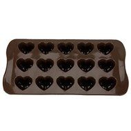 A Surprising Party Food Decorations Tools Silicone 15 Heart-Shaped Ice Lattice Pudding Chocolate Handmade Molds N2