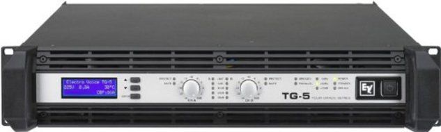 Electrovoice TG5 Tour Grade Amplifier with up to 2 x 1900W into 2 Ohms Grounded and Two Channels