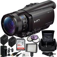 Sony HDR-CX900 Full HD Handycam Camcorder (Black) 64GB Bundle 13PC Accessory Kit. Includes SanDisk 64GB Ultra...
