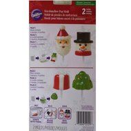 Christmas Marshmallow Pop Chocolate Molds - Set of 2