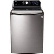 LG WT7700HVA TurboWash 5.7 Cu. Ft. Graphite Steel With Steam Cycle Top Load Washer - Energy Star