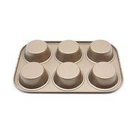 MARX 6 Cups Nonstick Regular Muffin Pan Cake Cupcake Mold Cheesecake Sringform pan (1) N4