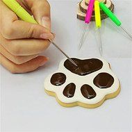 1 Pcs Scriber Needle Modelling Tool Marking Patterns Icing Sugar Cake Decorating,Random Color by Crqes N8