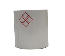 Udo400 Printer Ghs Diamond 100Mmx100Mm White With 4 Red Diamonds - Roll