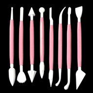 Mikey Store 8 Pcs Kit sugarcraft Fondant Cake Decorating Modelling Tools Decorations N5