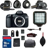 Canon EOS 60D DSLR Camera Body Al&rsquo;s Variety Premium Bundle with + Rechargeable LED Light + Premium Camera Carrying...