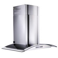 Yescom 30" Kitchen Wall-Mount Stainless Steel Glass Range Hood 760 CFM 3 Speed Touch Control Vent N3