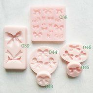 Food Grade Assorted BOWS / RIBBON set Silicone Mold sugarcraft icing mold, non stick Sugar paste, Chocolate, Fondant... N5