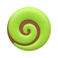 SpinningLeaf Koru Greenshoots Sandwich Cookie Mold N2