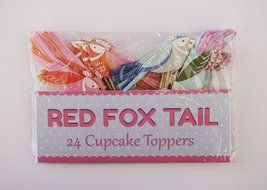 24 Pretty Birdies Cupcake Toppers Bird Picks - Red Fox Tail &trade;
