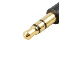 JacobsParts 3.5MM Coiled Stereo Audio Cable, Gold Plated (3 FT Stretched Length) N2