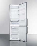 Summit FFBF191SS 24" Energy Star Bottom Freezer Refrigerator with 13.3 cu. ft. Capacity Frost-Free Operation and... N2