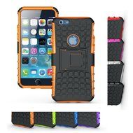 iPhone 6s Case, HLCT Rugged Shock Proof Dual-Layer Case with Built-In Kickstand for iPhone 6s / 6 4.7 Inch (White... N14