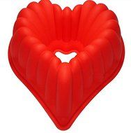 HSE Microwave oven QiFeng cake mould mousse mould of French bread baking pan pointed love heart shape cake mold...