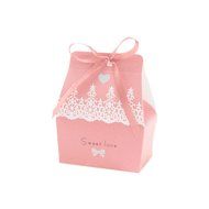 MuLuo Butterfly Bud Silk Pattern Favor Gift Candy Bomboniere Box N3