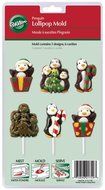 Lollipop 6-Cavity Mold: Holiday Penguin