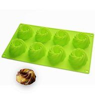 X-Haibei Mini Bundt Chocolate Jello Cake Donut Ice Cream Baking Silicone Molds Soap Supplies