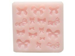 Assorted Bows Ribbons SILICONE sugarcraft art MOULD cake decorating fondant gum paste chocolate candy mold N3
