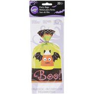 Wilton W0431 Party Bags, 4-Inch by 9.5-Inch, Jack-O-Lantern, 20-Pack