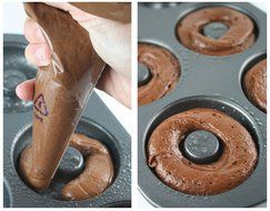 Baking Bundle - Non Stick Donut Pan - 6 Cavity Donut Maker for Healthy Homemade Baked Donuts and Bagels - [2 Pack... N3