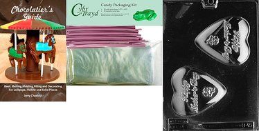 Cybrtrayd D045 Chocolate Candy Mold, Happy Mother's Day Heart Dads and Moms N2