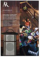 Acoustic Research Mission Style Wireless Outdoor Speaker (AW825) - Bronze