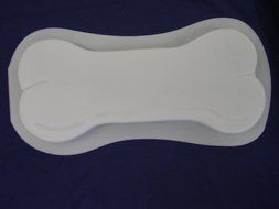 Dog Bone 16 Inch Concrete Plaster Stepping Stone Mold 1130