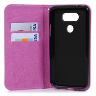 LG G5 Case,LG H868 Case - Wallet Folio Flip Magnetic Smart Closure Embossed Butterflies PU Leather Case with Stand... N20