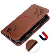 LG G5 Case,LG H868 Case - Wallet Folio Flip Magnetic Smart Closure Embossed Butterflies PU Leather Case with Stand... N24