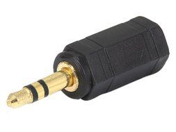 Monoprice 3.5mm Stereo Plug to 3.5mm Stereo Jack Adaptor - Gold Plated