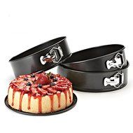 VILONG 9 inch circular Springform interlocking Chef&#039;s Classic Nonstick Bakeware Springform Pan, black (1, black) N5