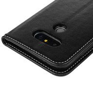 LG G5 Case,LG H868 Case - Wallet Folio Flip Magnetic Smart Closure Embossed Butterflies PU Leather Case with Stand... N28