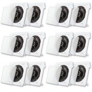 Acoustic Audio LC265i In Ceiling 6.5" Speaker 6 Pair Pack 3000W Home Theater LC265i-6PR