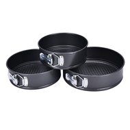 Nonstick 3pcs Different Size Pan Set By XIDAJE - Springform Round Shape Cake Mound Tart Quiche Cheesecake - Removable... N4
