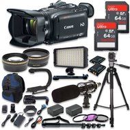 Canon XA30 Professional Camcorder with 2pc SanDisk 64GB High Speed Memory Cards + Video Accessory Bundle - International...