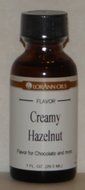 LorAnn Flavoring Oils - Creamy Hazelnut Oil - 1 Ounce Bottle
