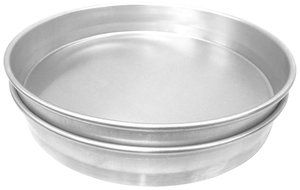 Allied Metal CPN5X3 Heavy Weight Aluminum Nesting Pizza/Cake Pan, Straight Sided, 5 by 3-Inch