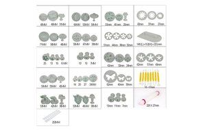 niceEshop(TM) Fondant Cake Plunger Cutter Flower Molds Sugarcraft Cake Decration Tool Set