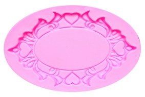 GogoForward Silicone 3D Mirror Frame Fondant Mould Cake Chocolate Baking Decor N6