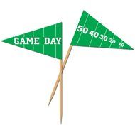 Beistle 60106 50-Pack Game Day Football Picks for Parties, 2-1/2-Inch