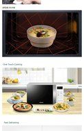 SAMSUNG Microwave Oven RE-C21VW 21L 700W Antibacterial Ceramic Coating White N2