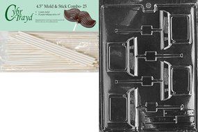 Cybrtrayd J026 Computer Lolly Jobs Chocolate Candy Mold N7